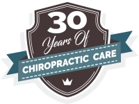 Chiropractic Marietta GA 30 Years In Business Badge